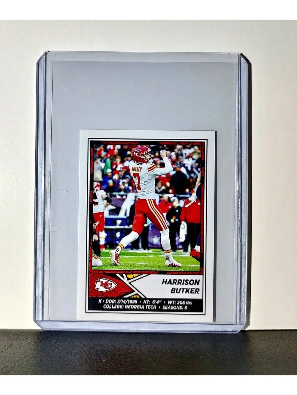 Harrison Butker 2024 Panini NFL Sticker #263 Kansas City Chiefs